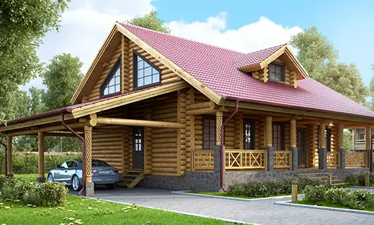 Проект рубленного дома «Айвазовский»