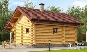 Сруб бани «Кандинский»
